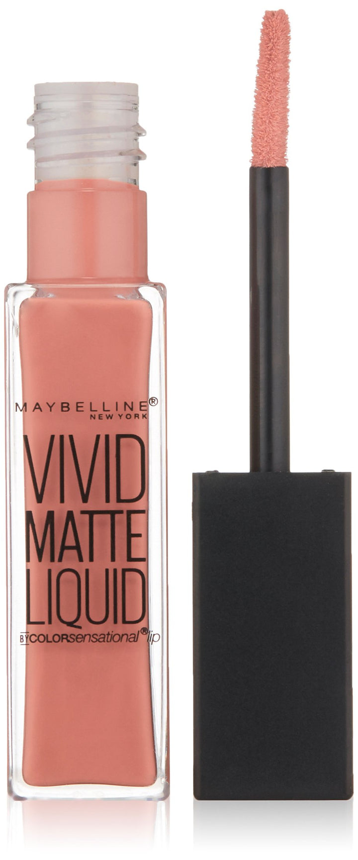 Maybelline New York Color Sensational Vivid Matte Liquid Lipstick, Nude Flush, 0.26 fl. oz.