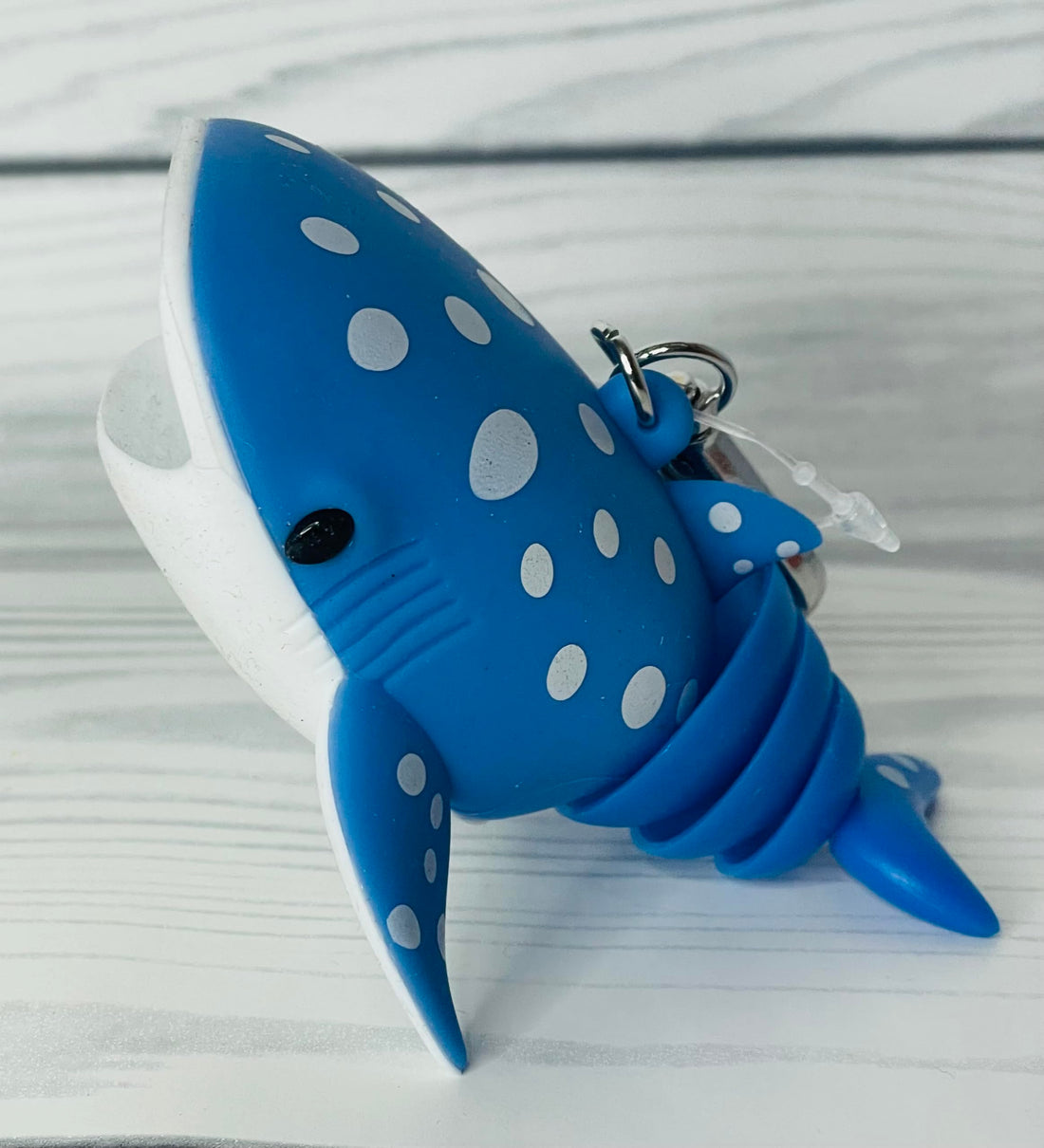 Bath and Body Works Blue and White Shark Pocketbac Hand Sanitzer Holder