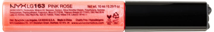 NYX Professional Makeup Mega Shine Lip Gloss, Pink Rose, 0.37 Ounce