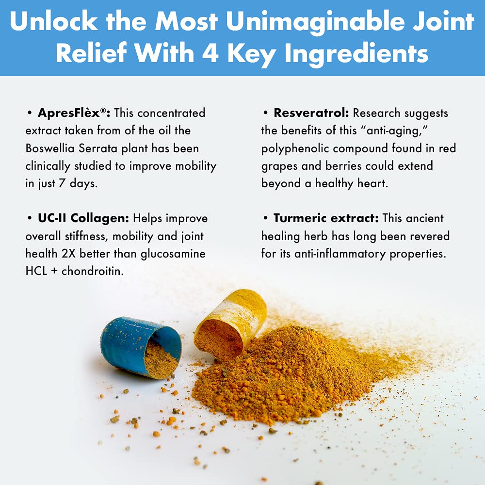 Instaflex Advanced Joint Support - Doctor Formulated Joint Relief Supplement, Featuring Collagen & 5 Other Joint Discomfort Fighting Ingredients - 14 Count