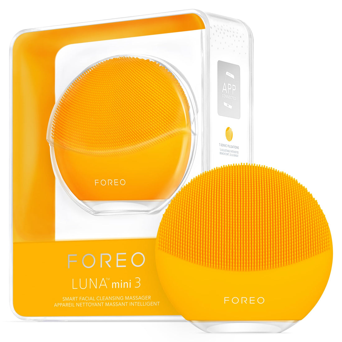 FOREO LUNA Mini 3 Facial Cleansing On The Go - Sunflower Yellow