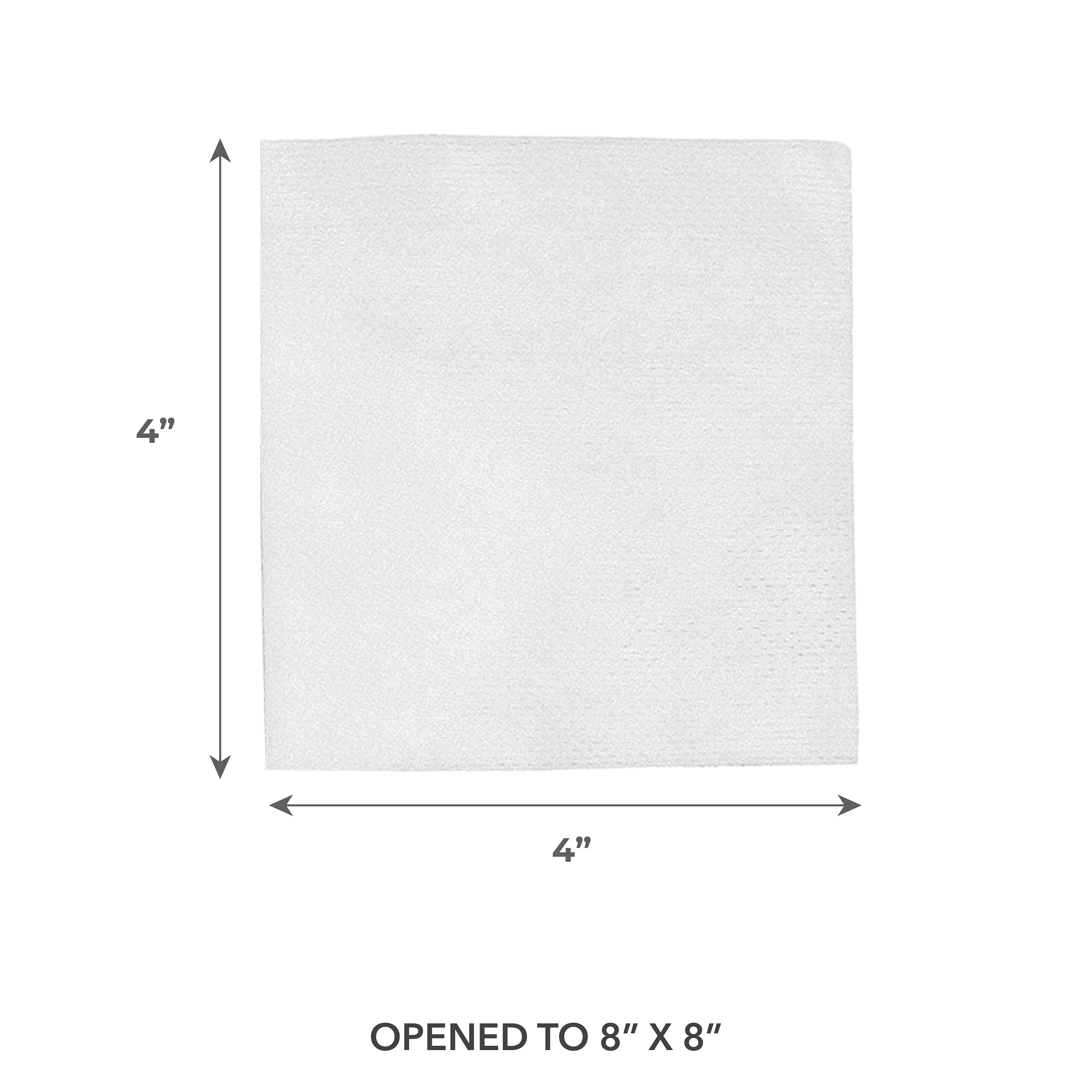 ForPro Lint-Free 4-Ply Silky Gauze Wipes, 100% Lint-Free, Ultra-Soft, for Product Application and Medical Care, 4ââ‚¬Â x 4ââ‚¬Â, 200-Count