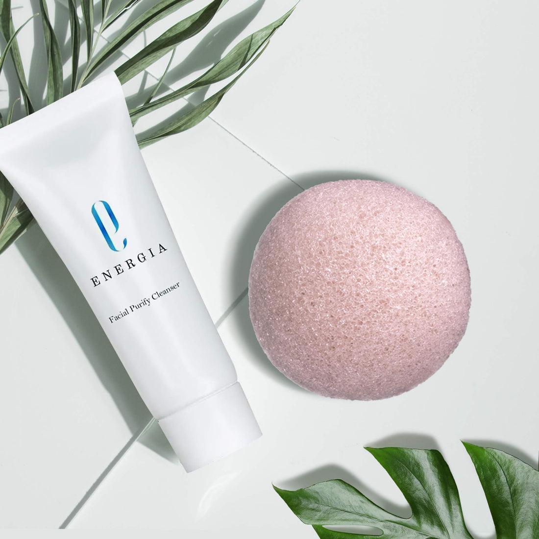 konjac cleansing sponge (french pink clay)