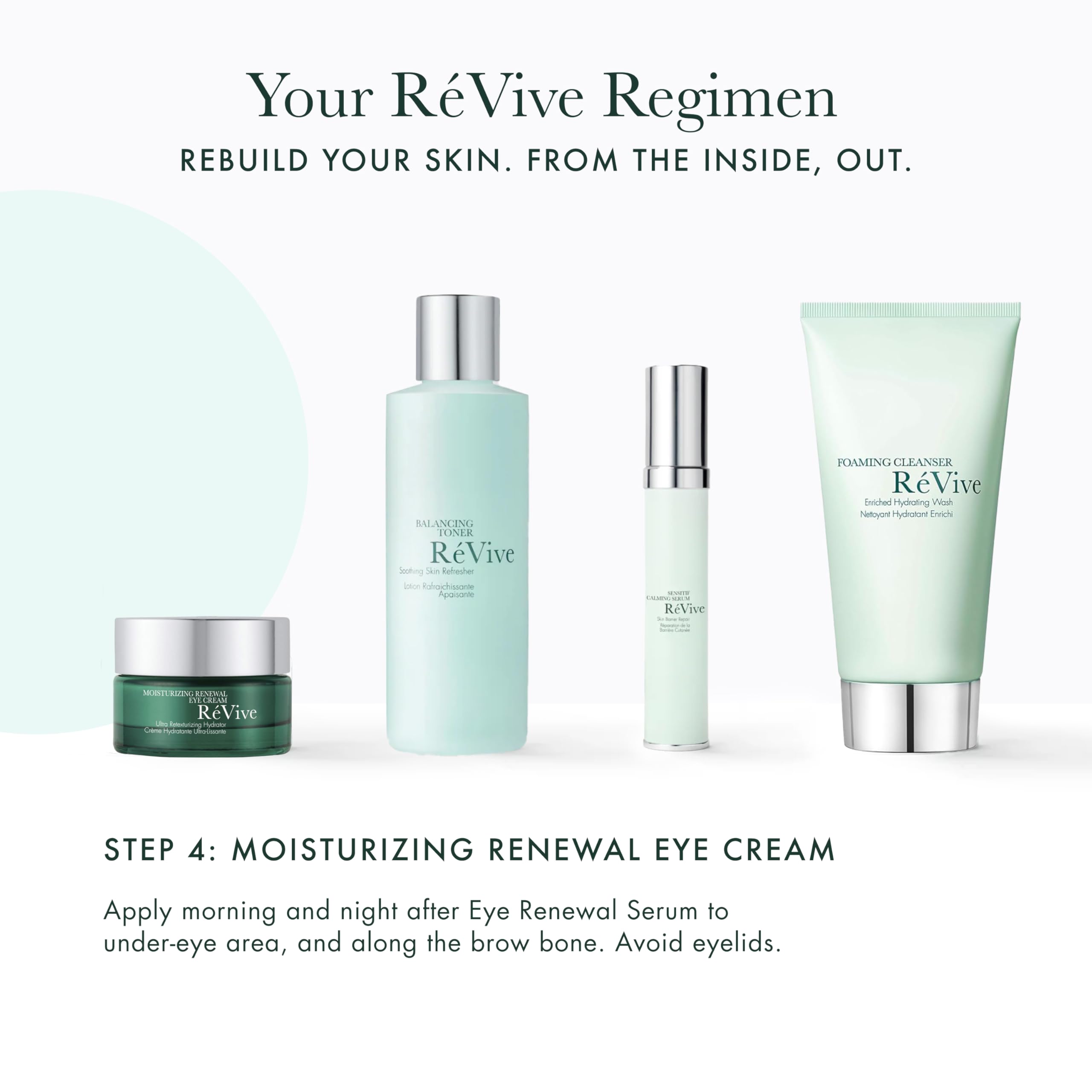 RéVive Renewal Under Eye Cream - Retexturizing Eye Cream for Wrinkles - Helps to Reduce Crow's Feet and Improve Skin Texture & Moisturization - Suitable for All Skin Types (0.5 oz)