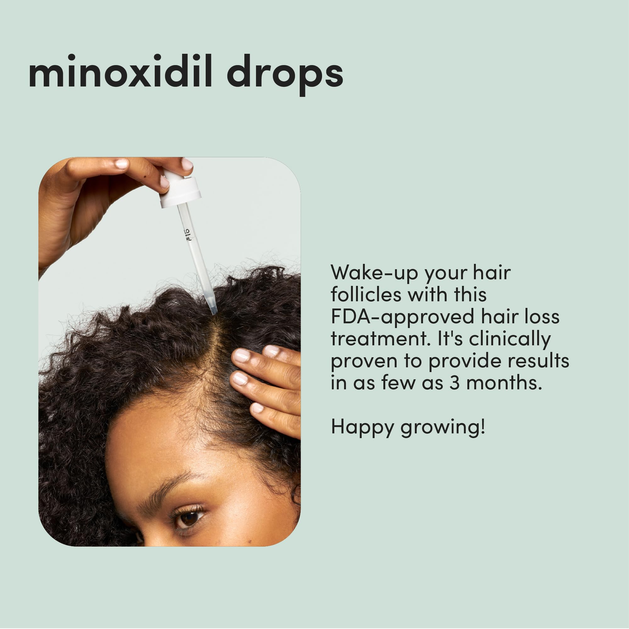 HIMS & HERS Triple Threat Shampoo, Conditioner and 2% Minoxidil Serum - Hair Loss Treatment For Women - Includes Minoxidil Serum, Color Safe Hair Thickening Shampoo and Conditioner - 3 Count