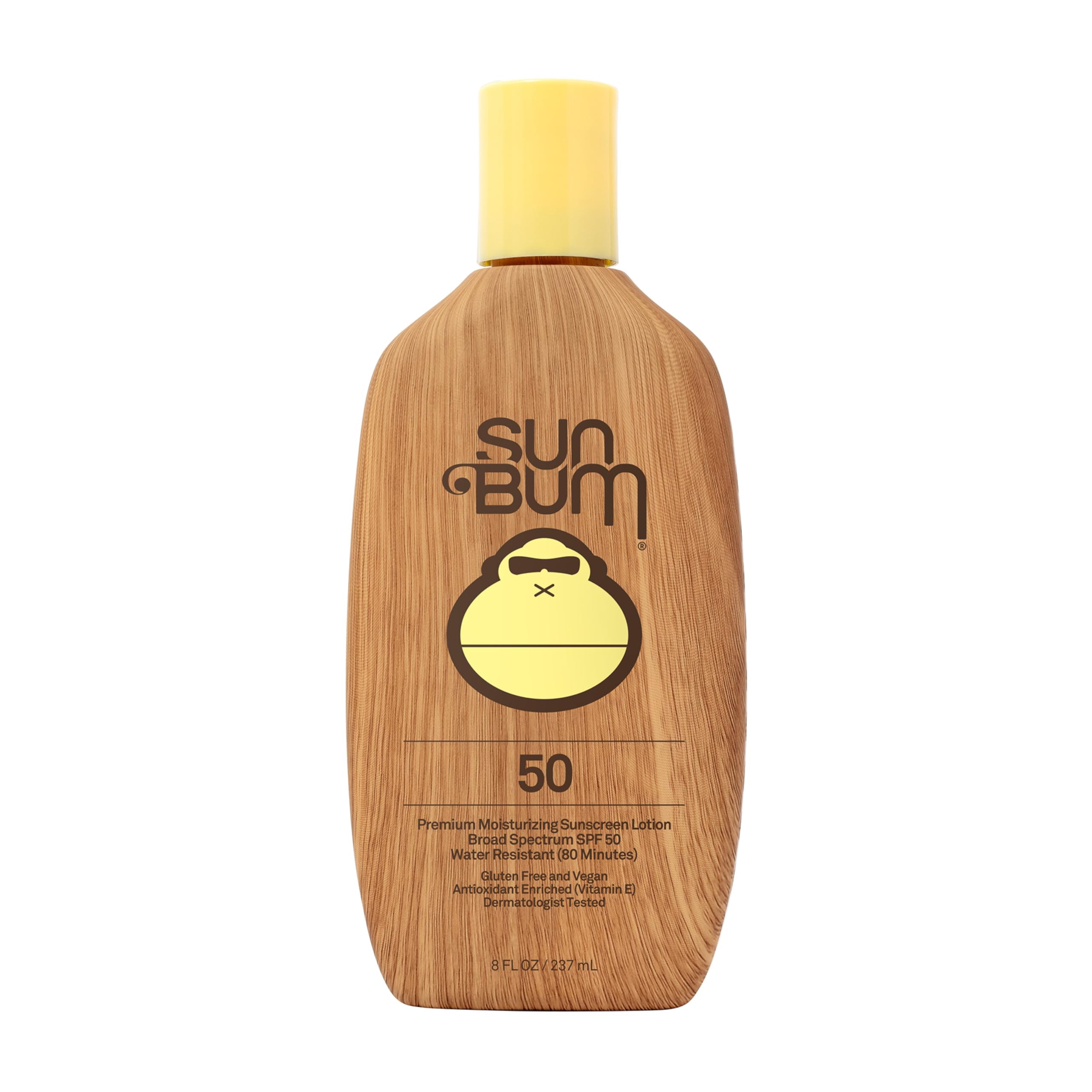 Sun Bum Original SPF 50 Sunscreen Body Lotion | Broad Spectrum Moisturizing Sunblock with Vitamin E | Hawaii 104 Act Compliant (Octinoxate & Oxybenzone Free) | 8 oz