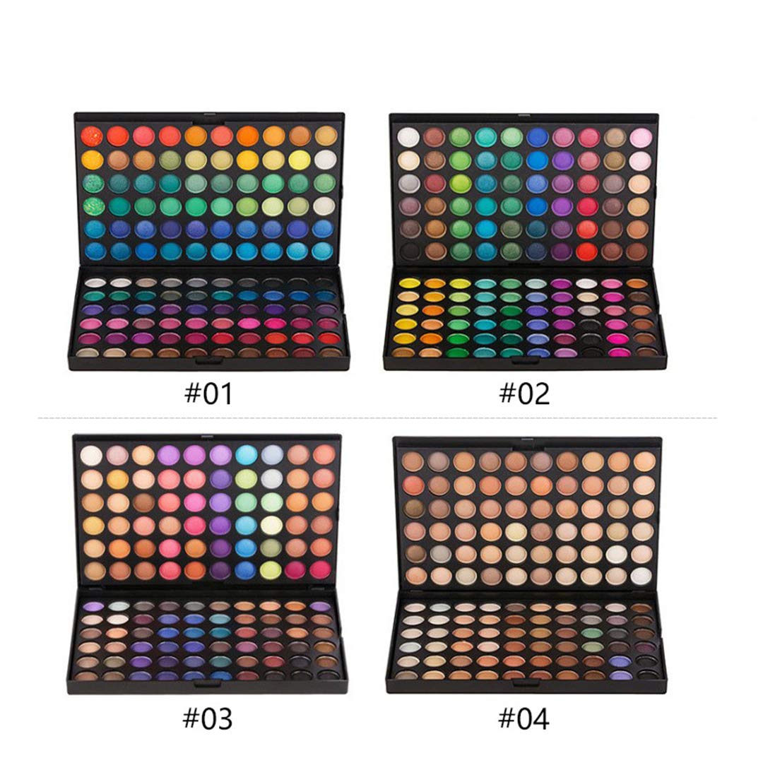 Pure Vie® Professional 120 Colors EyeShadow Palette Makeup Contouring Kit #4 - Perfect for Professional as well as Personal Use