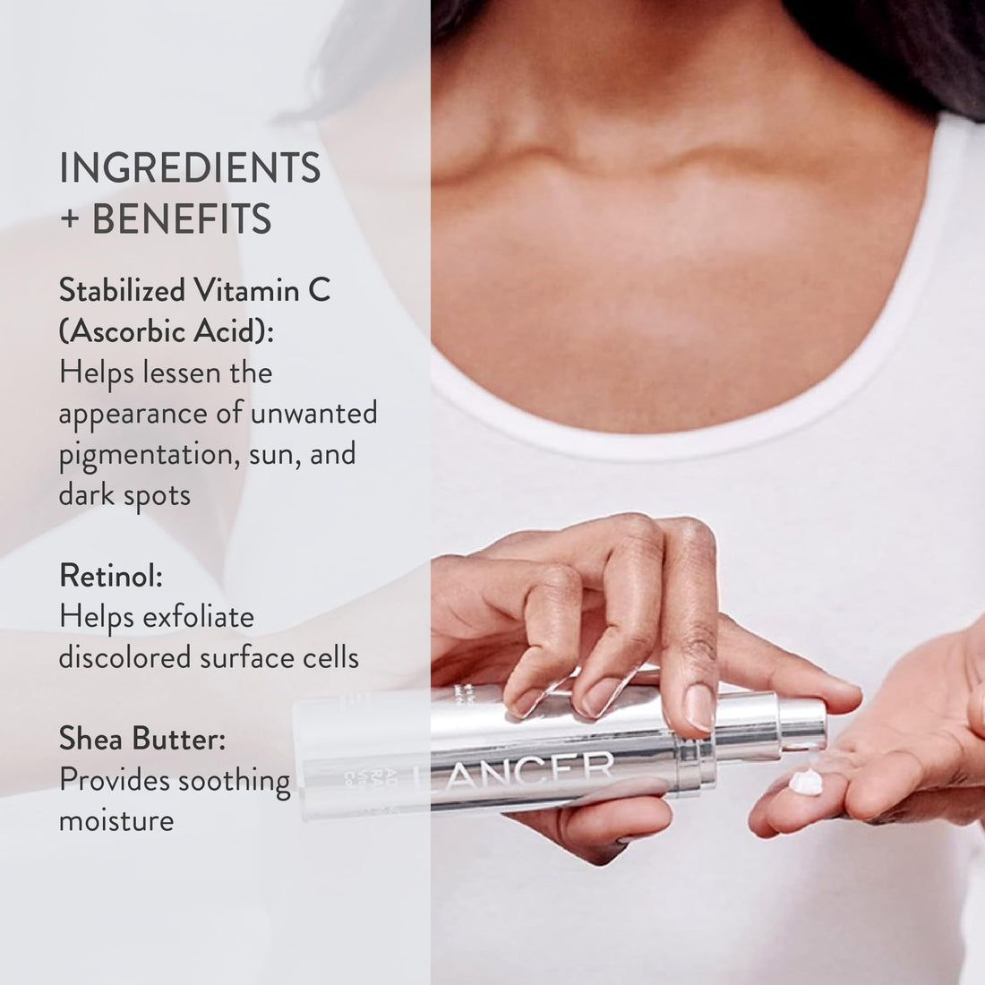 Lancer Skincare Advanced C Radiance Treatment, Vitamin Cââ‚¬â€œCream Face Care, (1.7 FL OZ)