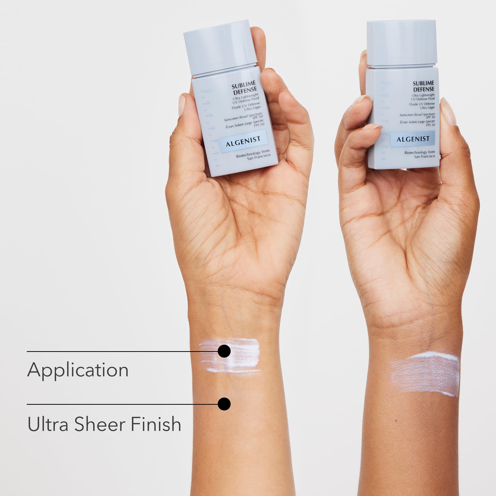 Algenist Ultra Lightweight UV Defense Fluid SPF 50 for Women, 1 Ounce