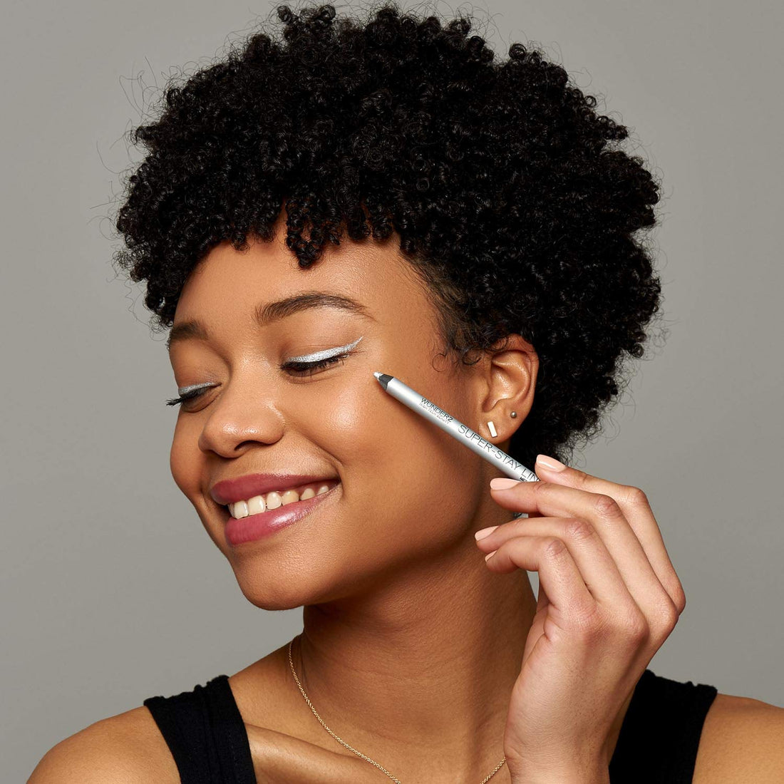 WUNDER2 SUPER-STAY LINER Long-Lasting & Waterproof Colored Eyeliner, Glitter Aubergine