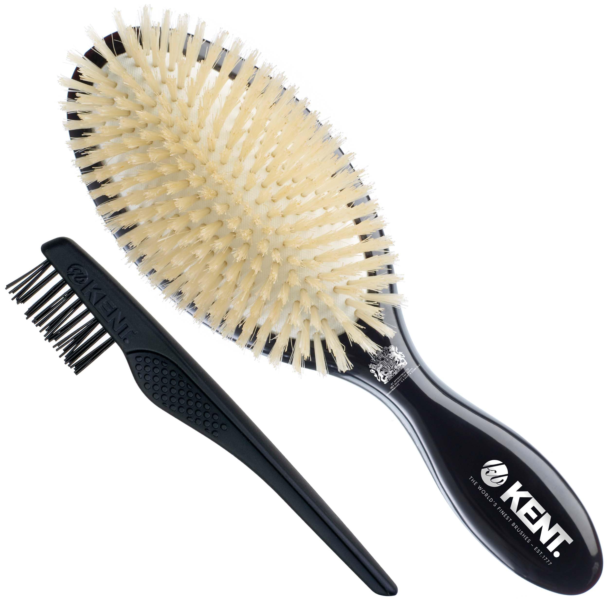 Kent CSGS Ruby Pure Soft White Natural Bristle Small Dressing & Styling Premium Brush