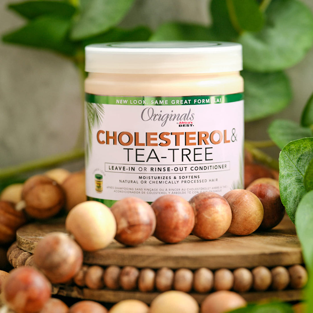 Africa's Best Organic Cholesterol Tea Tree Conditioner, 443ml