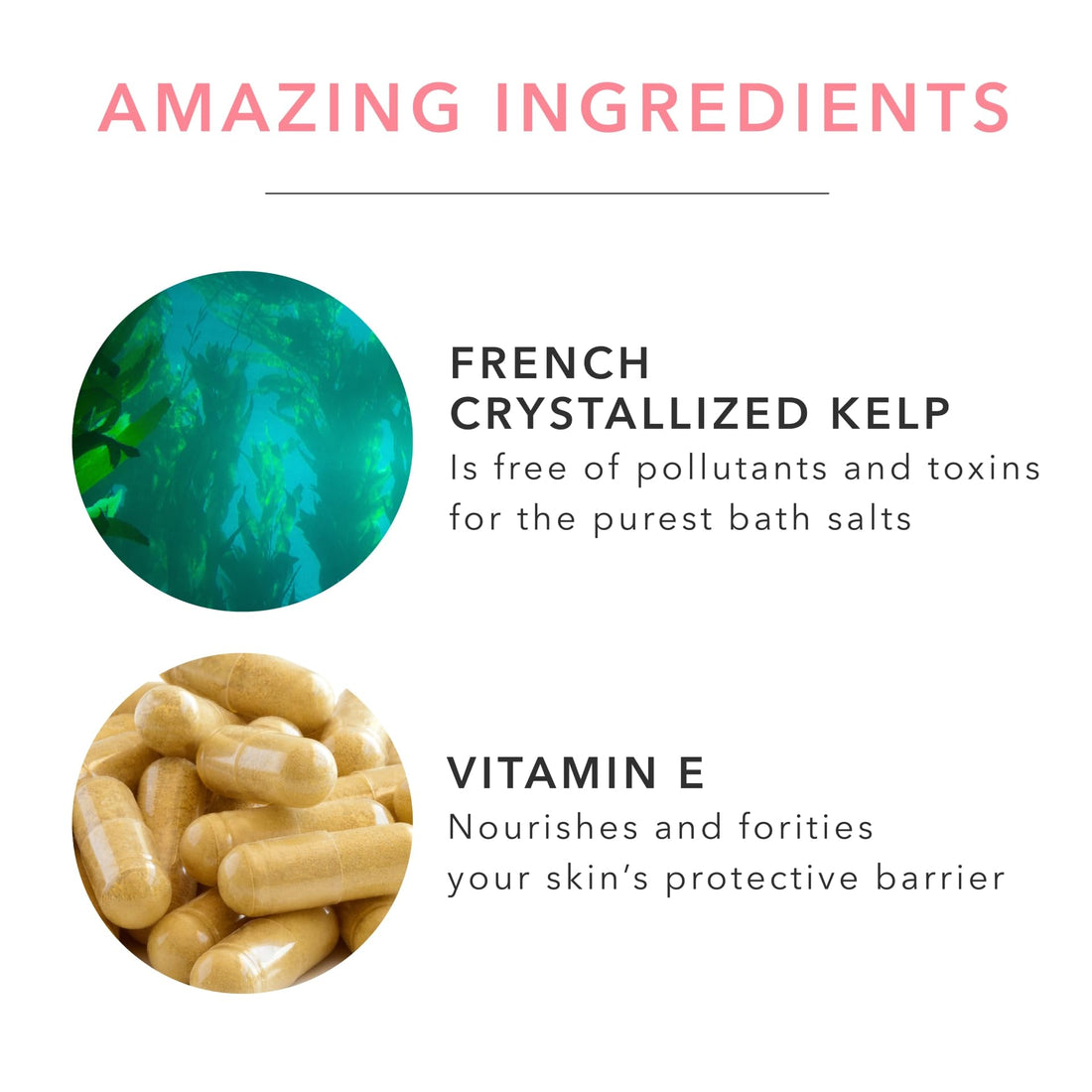 100% PURE Eucalyptus Sea Therapy Soak Bath Salts for Nourishing Skin, Relax Body & Mind Eucalyptus Essential Oils Home Spa Kit for Women & Men - 15 Oz