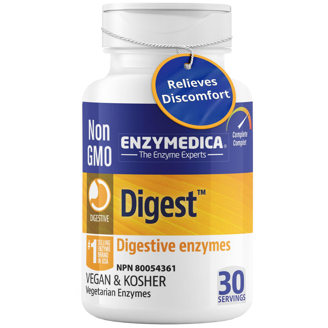 Enzymedica - Digest, Complete Digestive Enzyme Formula, 30 Capsules