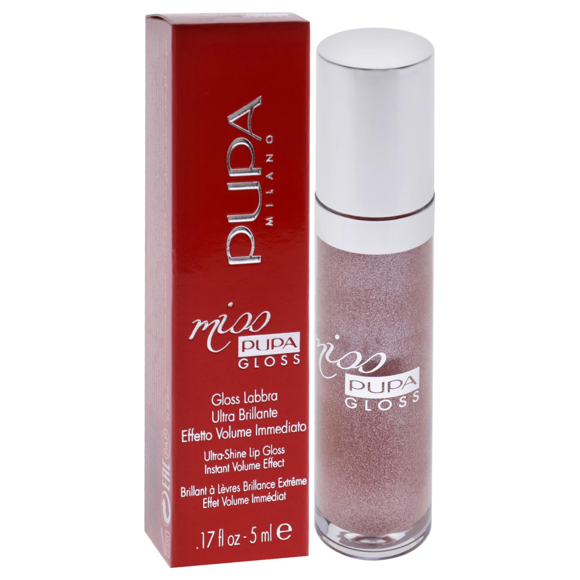 Miss Pupa Lipstick by Pupa Milano - Ultra-bright, crystal effect lipstick (104 ENCHANTED MOMENT)