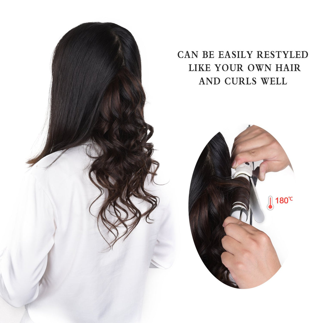 12 Clip in Hair Extensions Remy Human Hair for Women - Silky Straight Human Hair Clip in Extensions 50grams 4pieces Dark Brown #2 Color