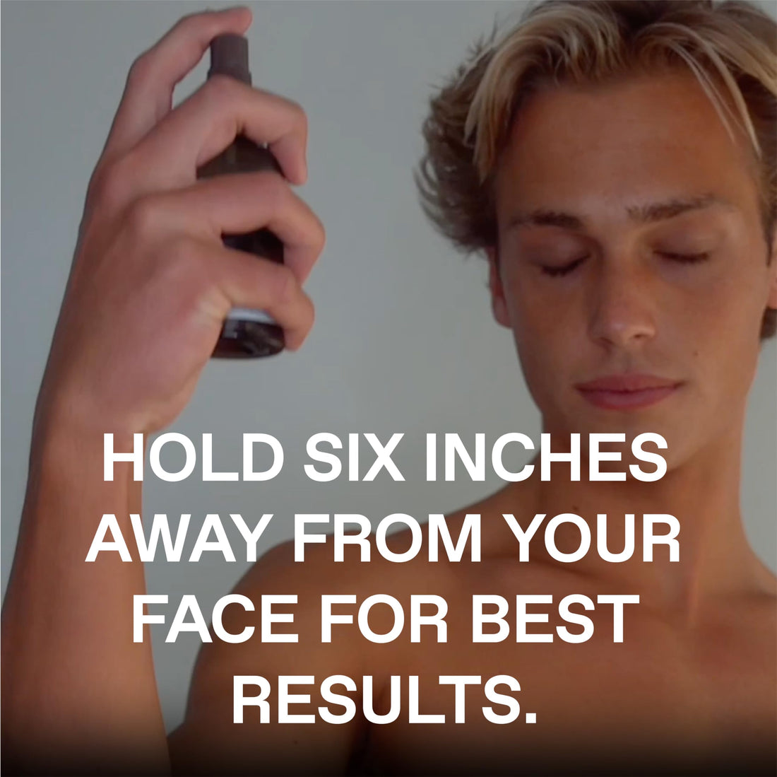 ENHANSE Jet Set Face Clear Self Tanner Spray for Men, Hyaluronic Acid, Hydrating Watermelon Extract, Mess & Streak Free, Anti Orange Tanning Water, 3.4 Fl Oz