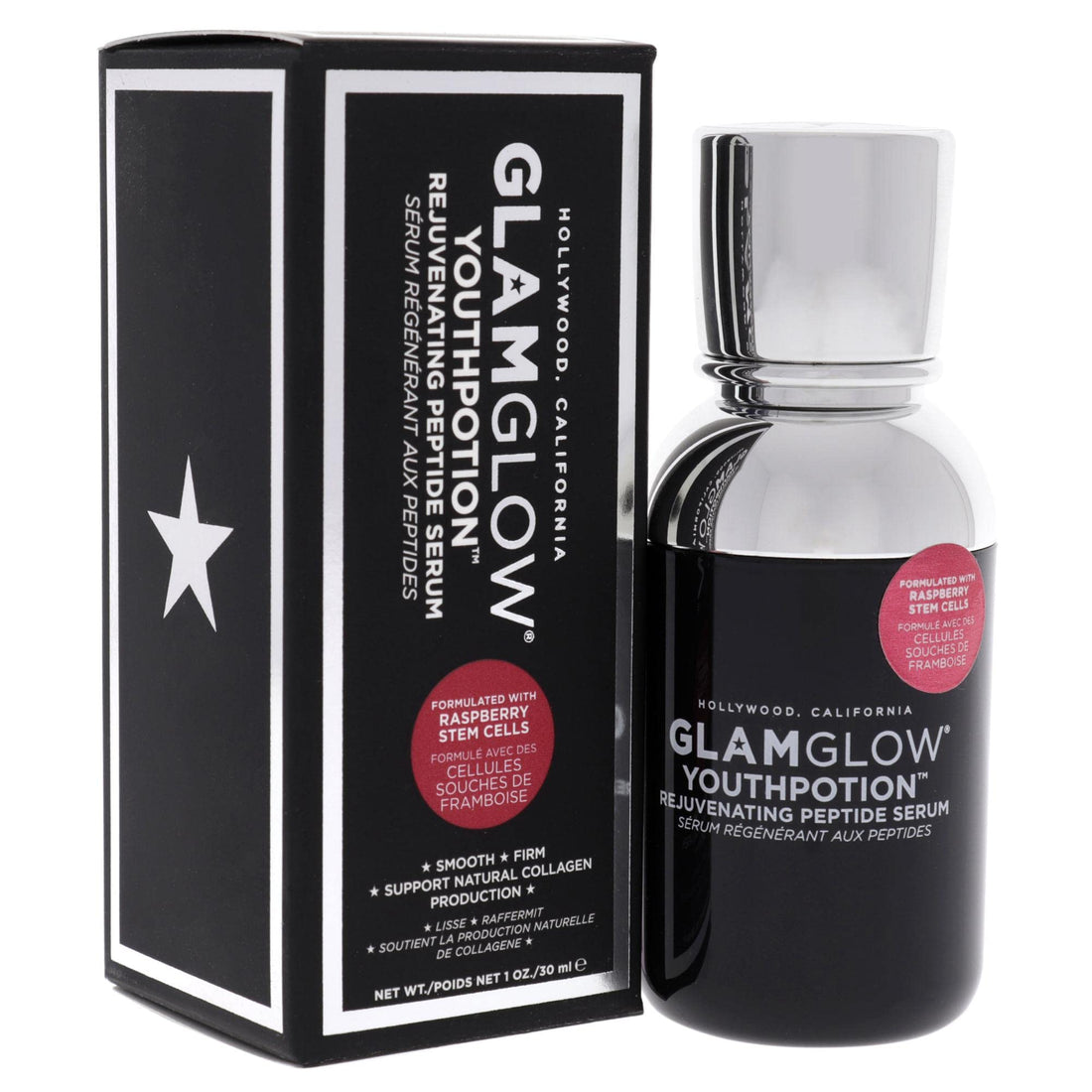 Glam Glow Youthpotion Rejuvenating Peptide Serum 1oz (30ml)