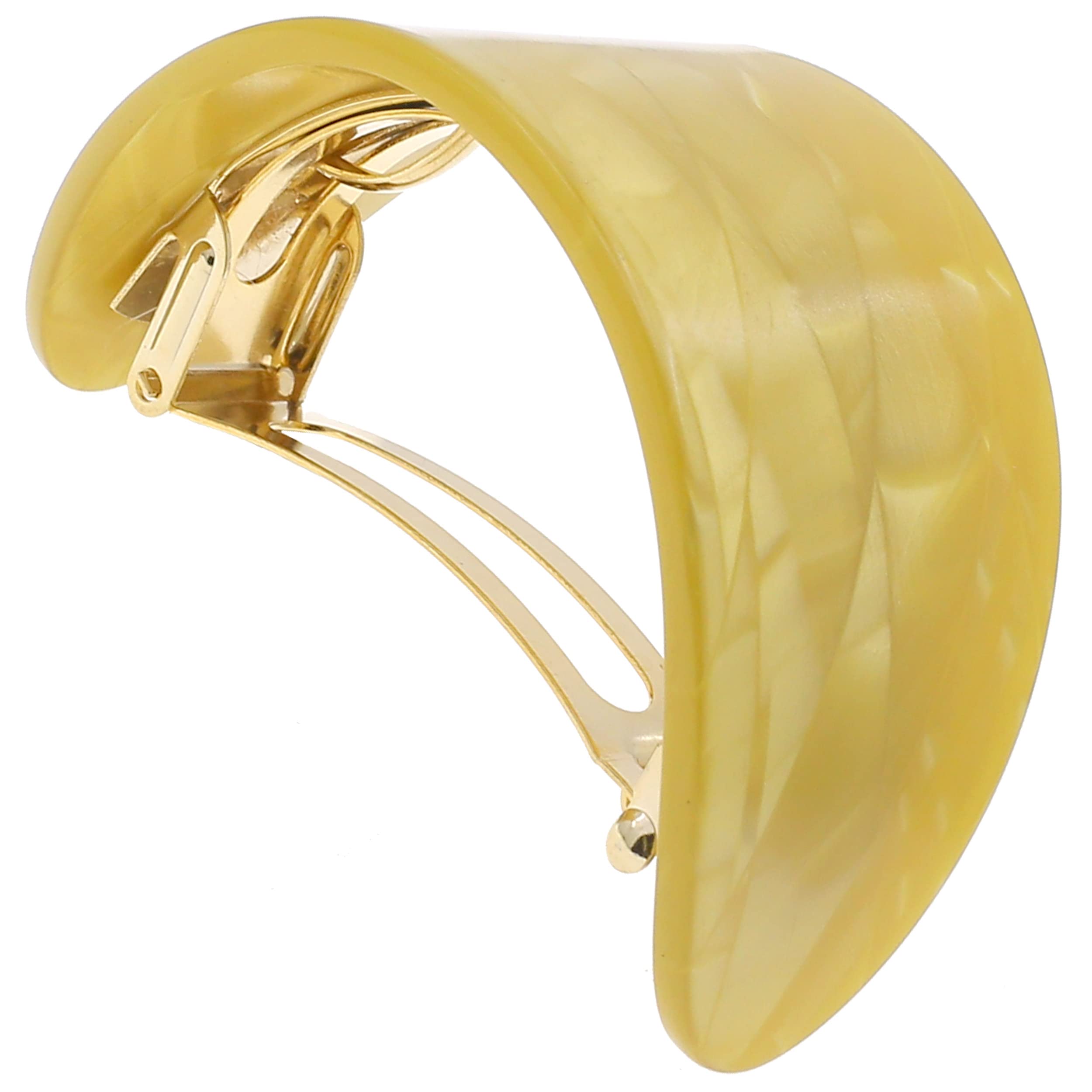 Camila Paris CP3149 French Hair Barrettes, Hair Ponytail Holder, Beige Volume, Automatic, Strong Hold Grip Hair Clips for Women, No Slip and Durable Styling Girls Hair Accessories, Made in France