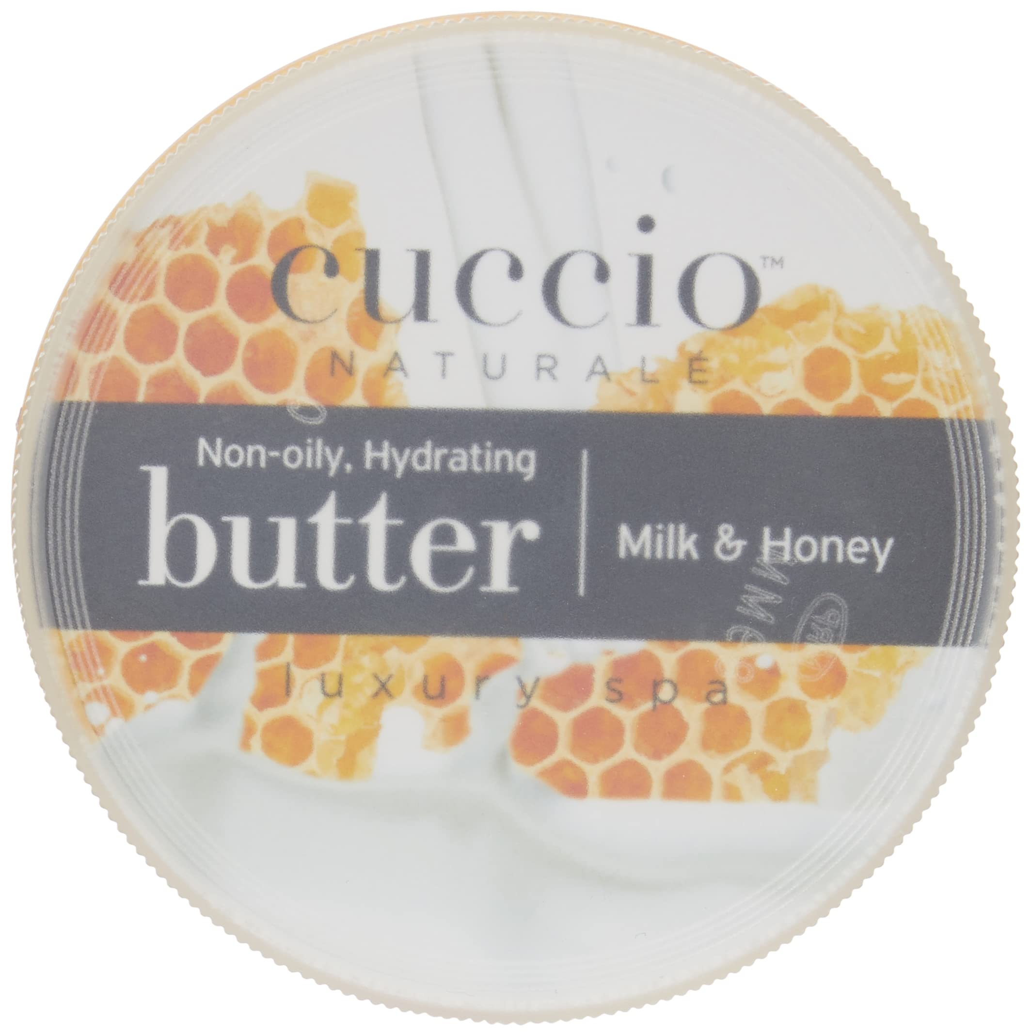 Cuccio Naturale Butter Blends - Ultra-Moisturizing, Renewing, Smoothing Scented Body Cream - Deep Hydration For Dry Skin Repair - Made With Natural Ingredients - Milk & Honey - 8 Oz
