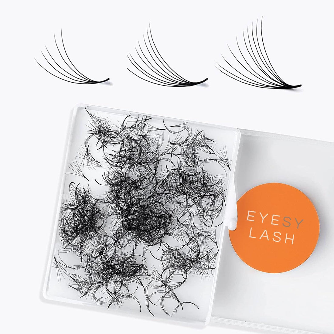 Premade Lash Fans 16D 0.03 Size 15 Premade Fans Eyelash Extensions Curl D Volume Lashes Fan For Eyelash Extension by EYESY LASH (Promade fans)