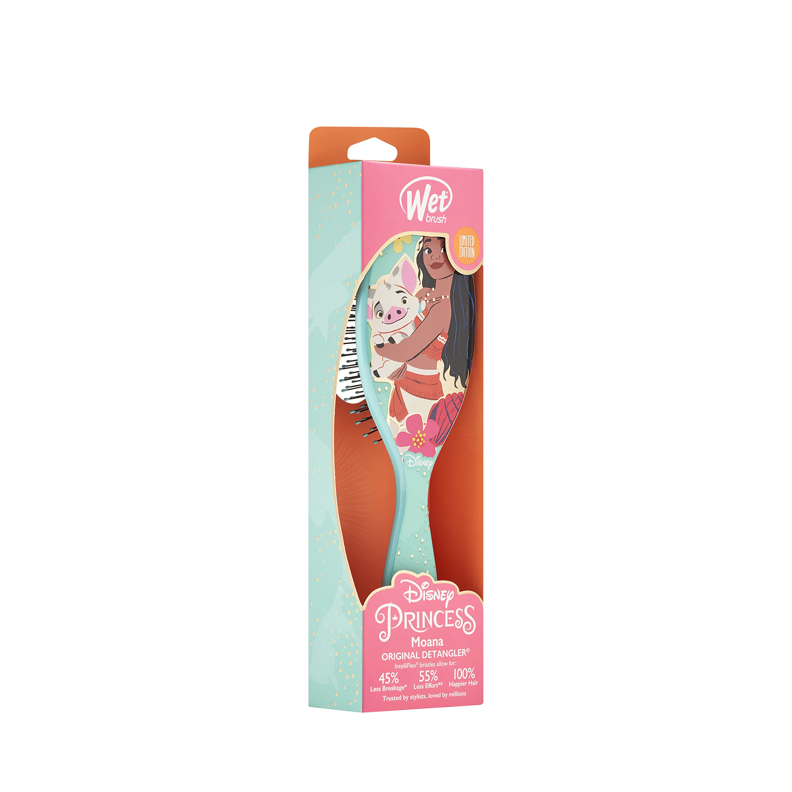 Wet Brush Original Green Detangler Ultimate Princess Edition - Moana & Pua