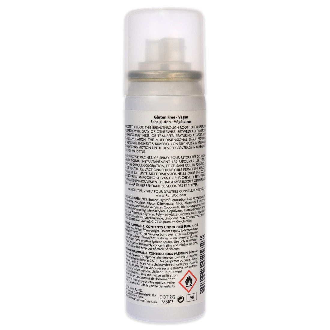 R+Co Bright Shadows Root Touch-Up Spray - Medium Brown, 1.5 oz.