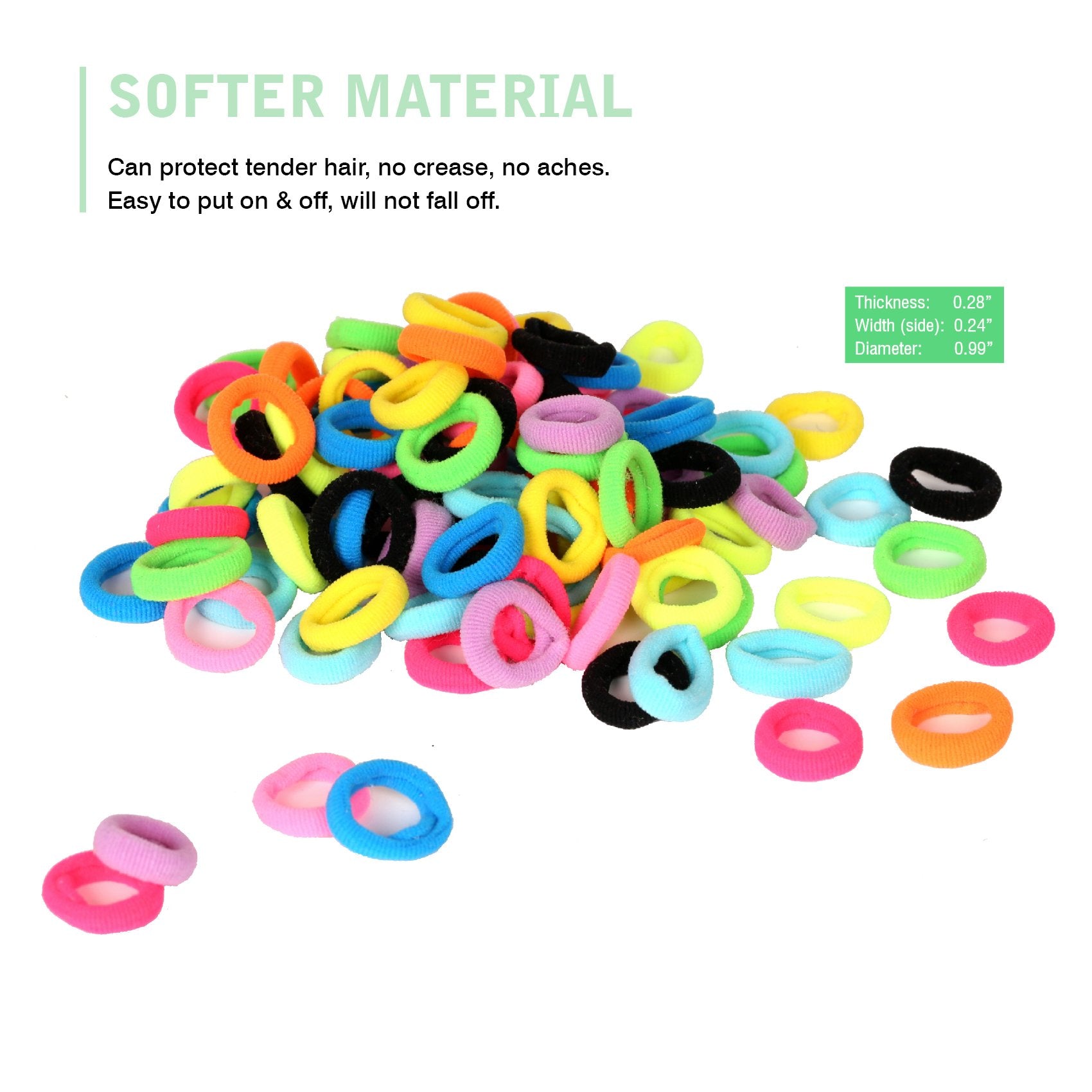 Hair Bands Ties Elastics Toddler Baby Girl