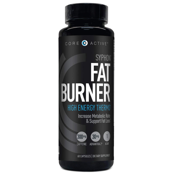 Core Active Syphon Thermogenic Fat Burner for Men, Keto Pills, Advantra Z for Energy, Focus, Appetite Control, Increase Metabolism Muscle Toning Supplements, Weight Loss Pills for Women - 60 Capsules