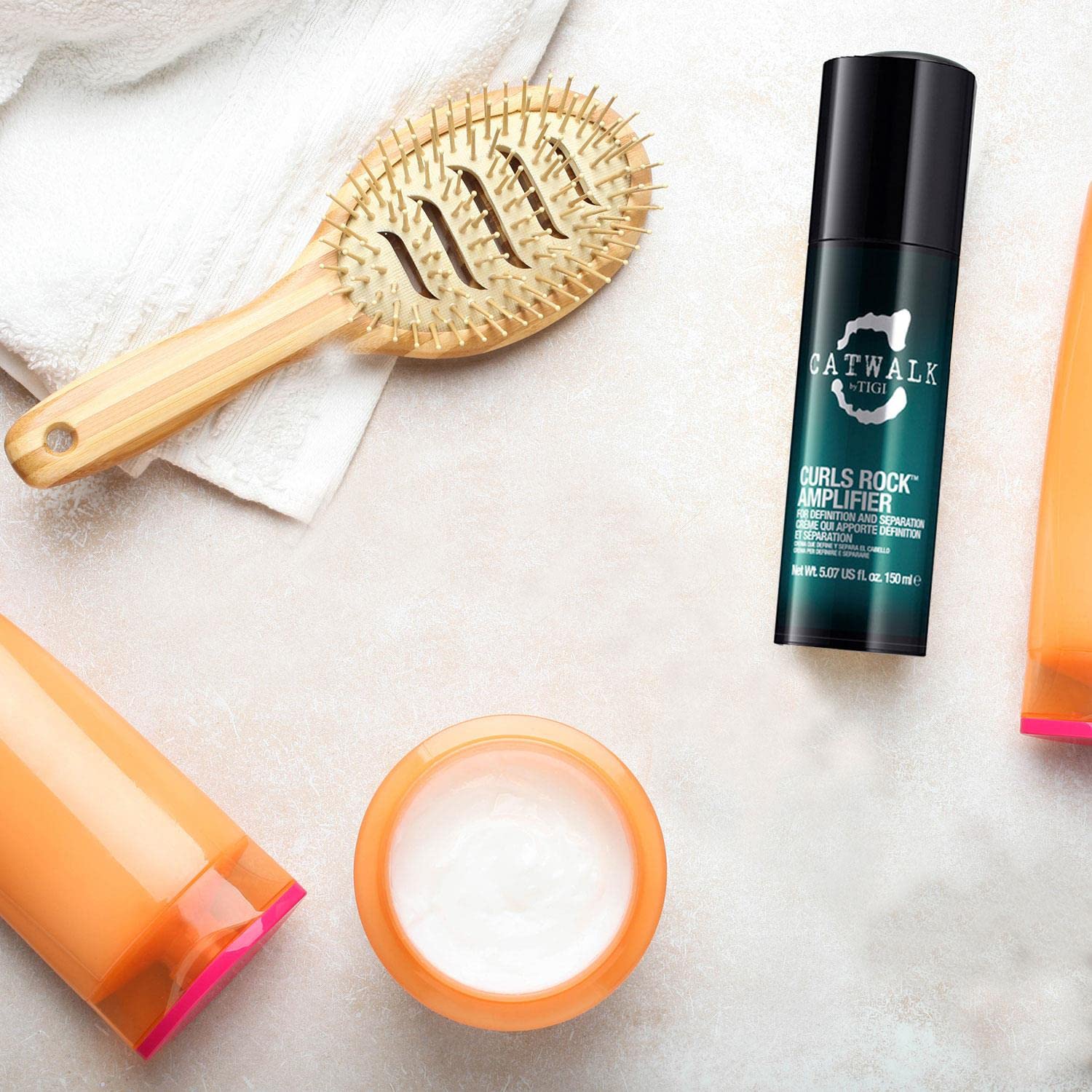 Catwalk Curls Rock/Tigi Amplifier Styling Cream 5.07 Oz, Pack of 2