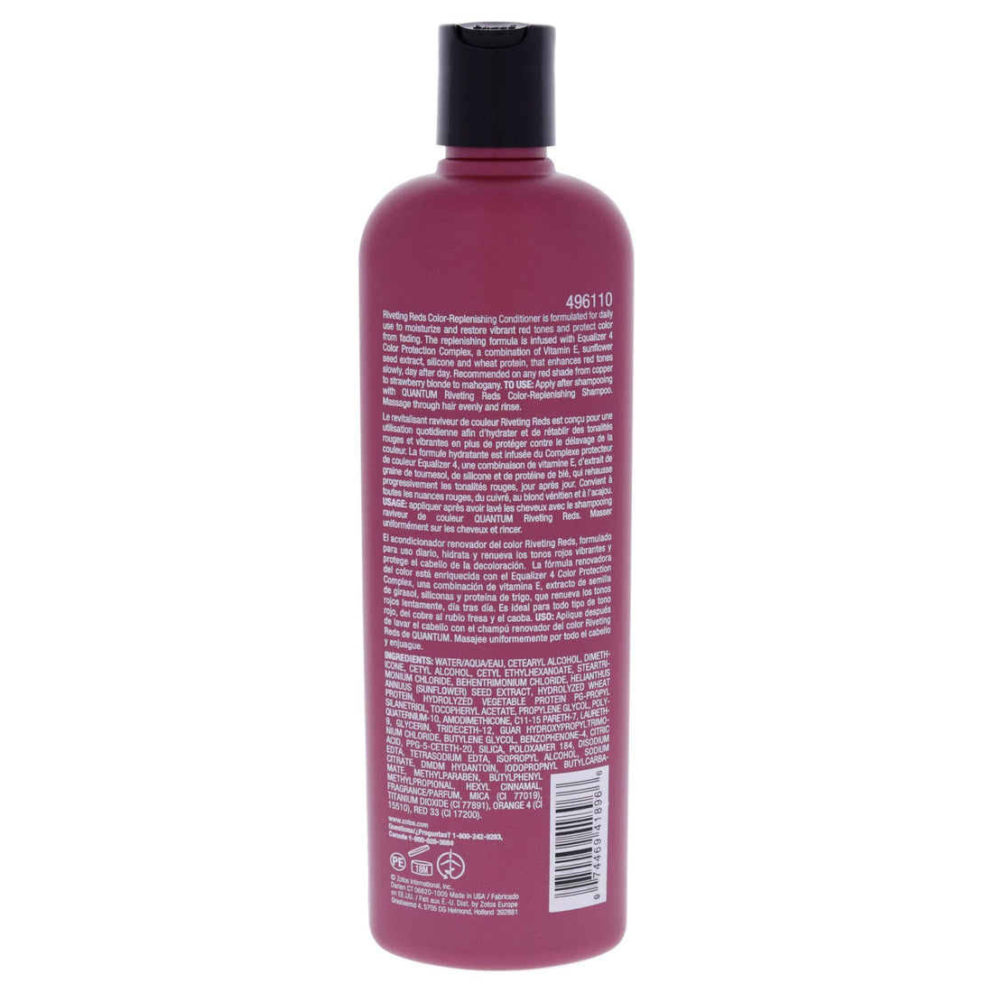 Quantum Colors Color Replenishing Conditioner, Riveting Reds, 10.19-Ounce