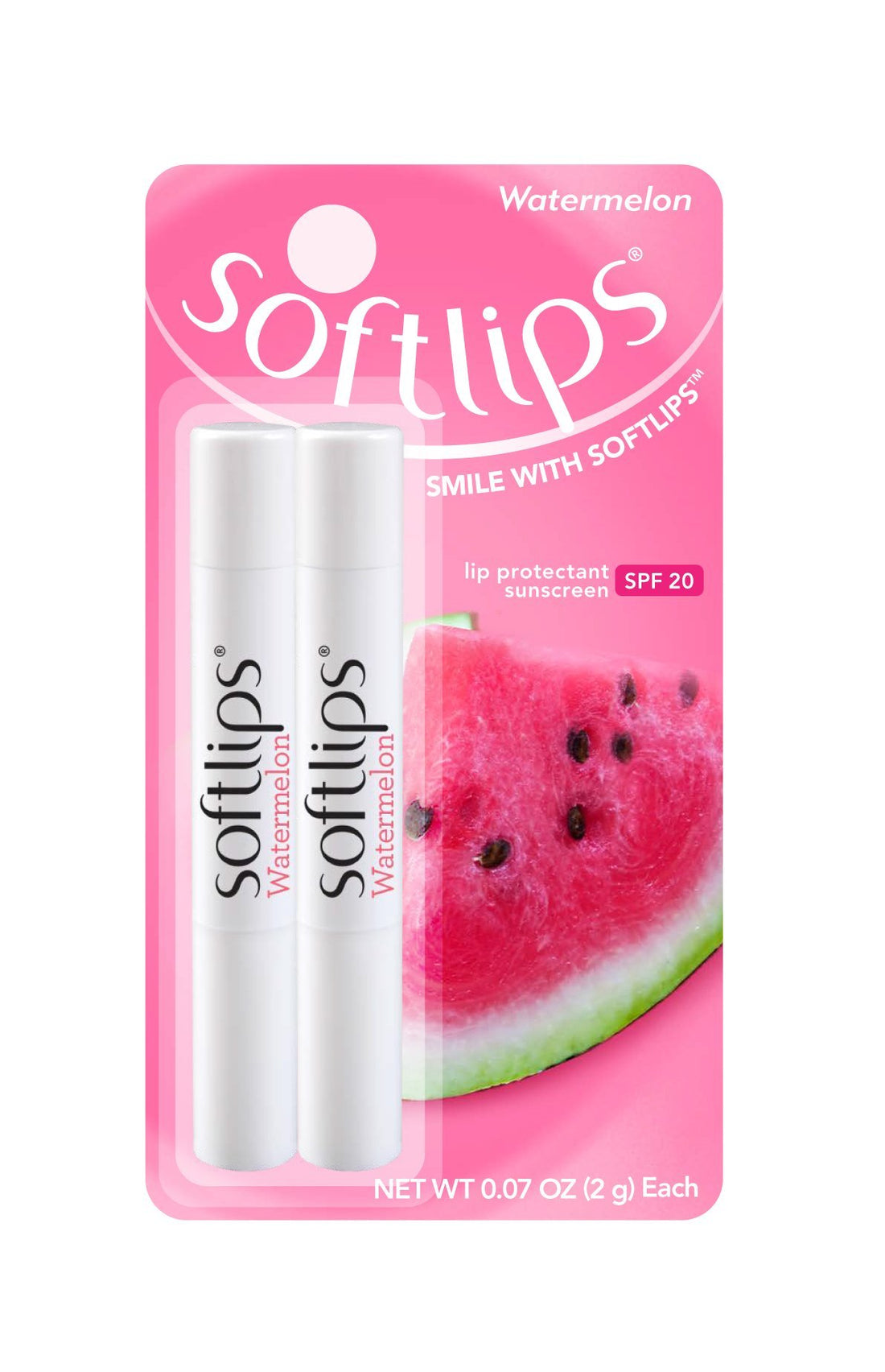 Softlips Protectant/Sunscreen SPF 20 Assorted Fun Flavors Lip Balm, 6 Count