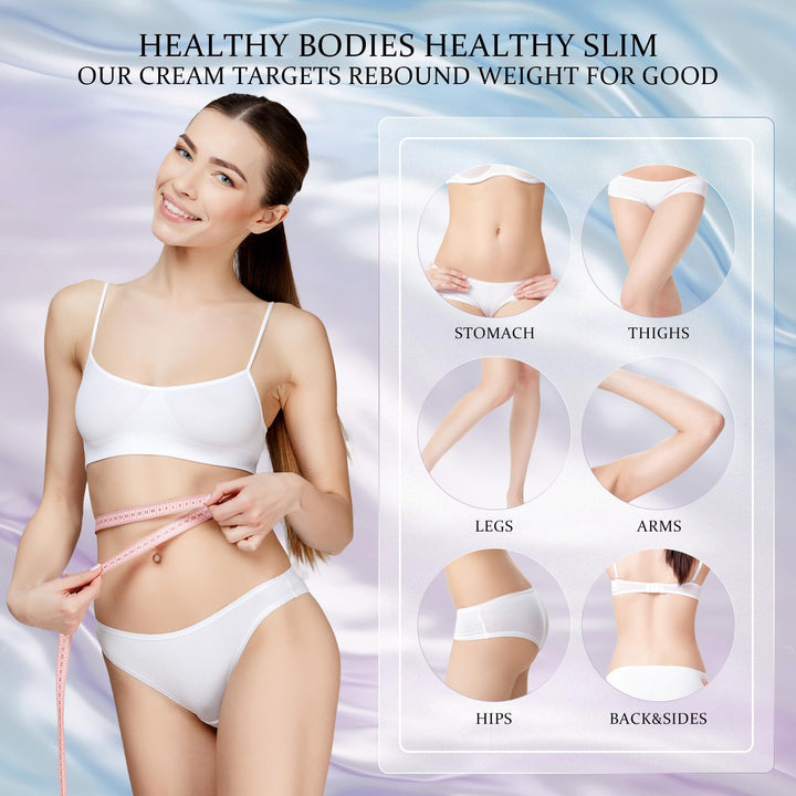 HOLYOM B Flat Belly Firming Cream: Premium Skin Tightening & Moisturizing for Stomach, Women Body Lotion for Firmness and Lift of Thighs & Butt - Pregnancy Skin Firming - 125ML(white)