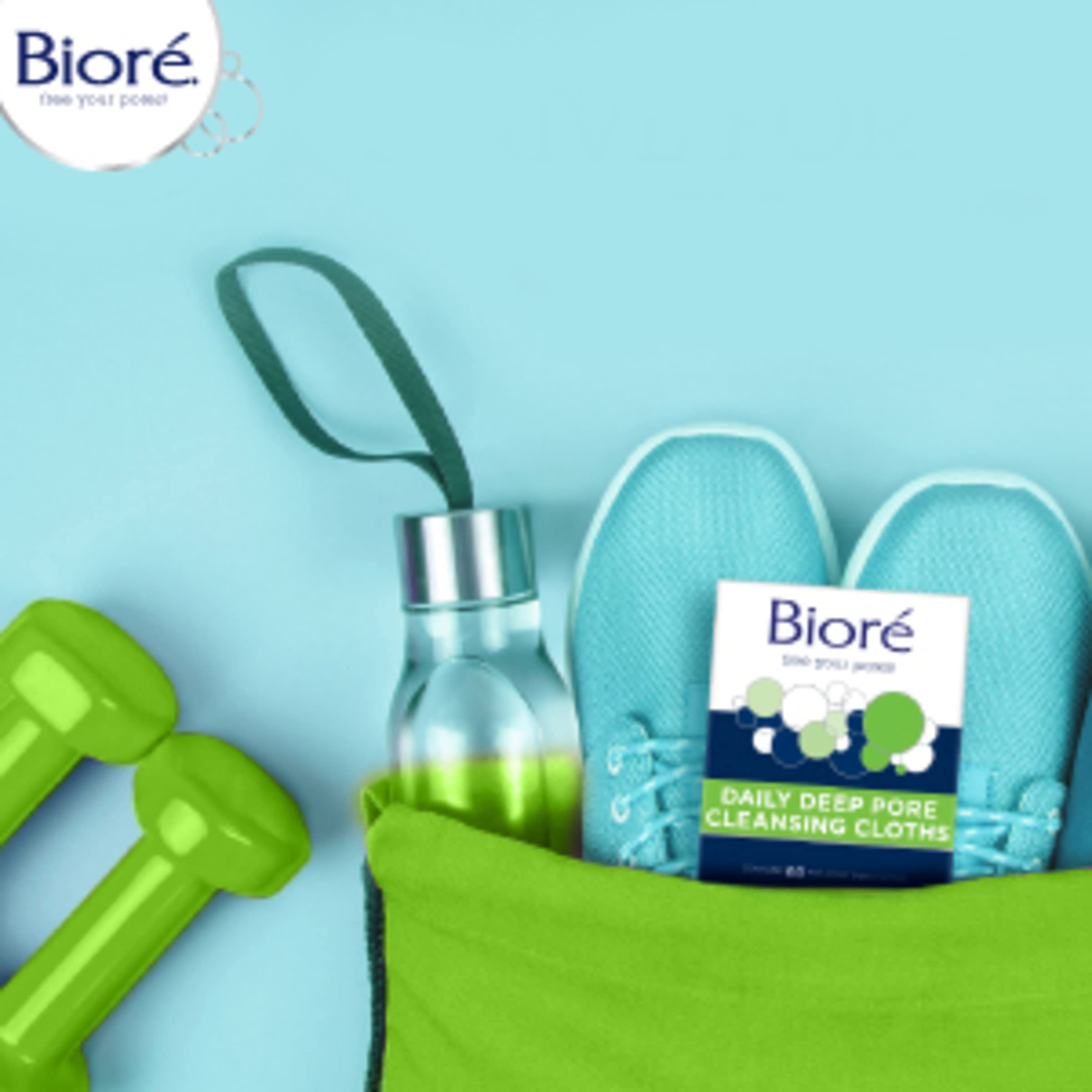 Biore Daily Cleansing Cloth, 60 Count