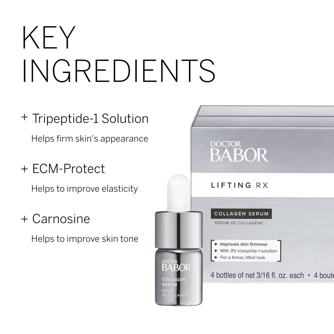 DOCTOR BABOR LIFTING RX Collagen Serum for Face 0.94 oz - Best Natural Collagen Serum for Day and Night