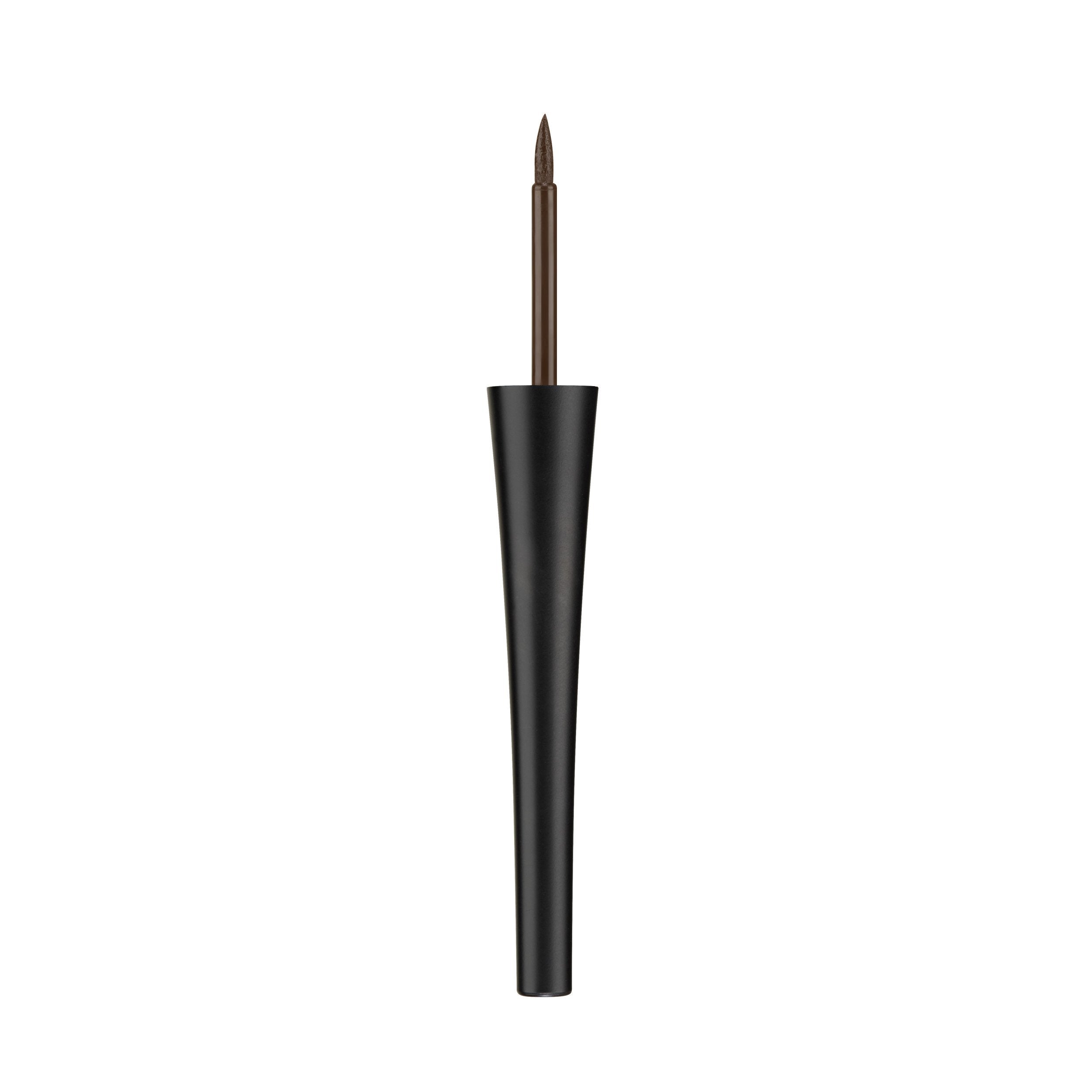 wet n wild H2O Proof Liquid Eyeliner, Waterproof & Smudge-Proof, Long-Lasting Definition, Precise Brush Applicator, Cruelty-Free - Dark Brown
