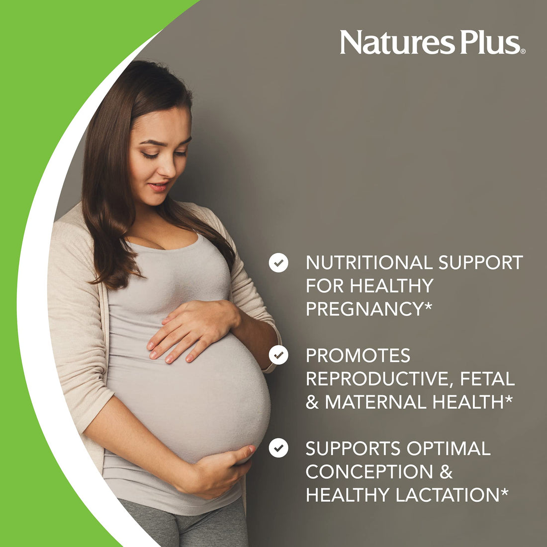 NaturesPlus Source of Life Garden Certified Organic Prenatal Multivitamin - 90 Vegan Tablets - Supports Reproductive Health & Pregnancy - Folic Acid - Non-GMO, Vegetarian, Gluten-Free - 30 Servings