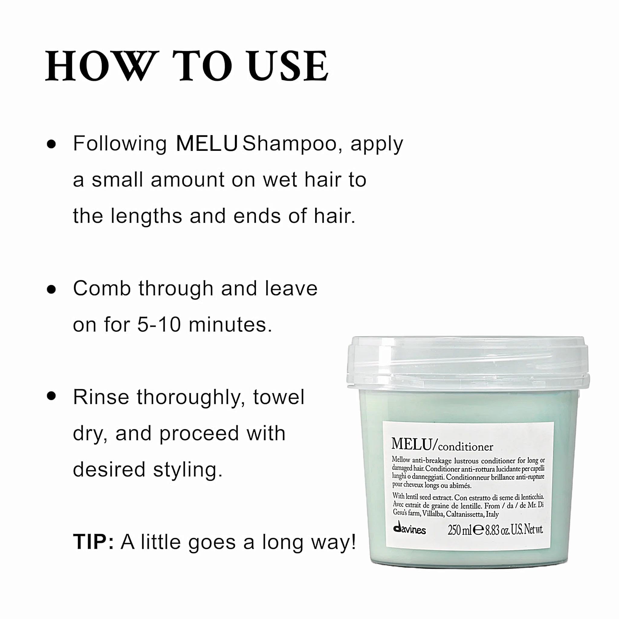 Davines Mellow Anti Breakage Lustrous Conditioner 8.45 Ounce