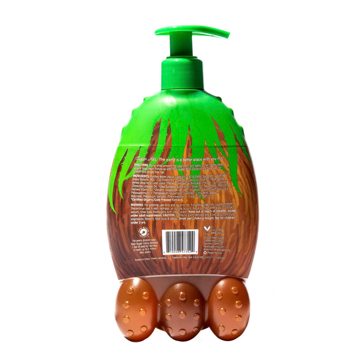 RAW SUGAR Kids' 2-in-1 Shampoo + Conditioner - Coconut + Aloe Vera - 12 oz