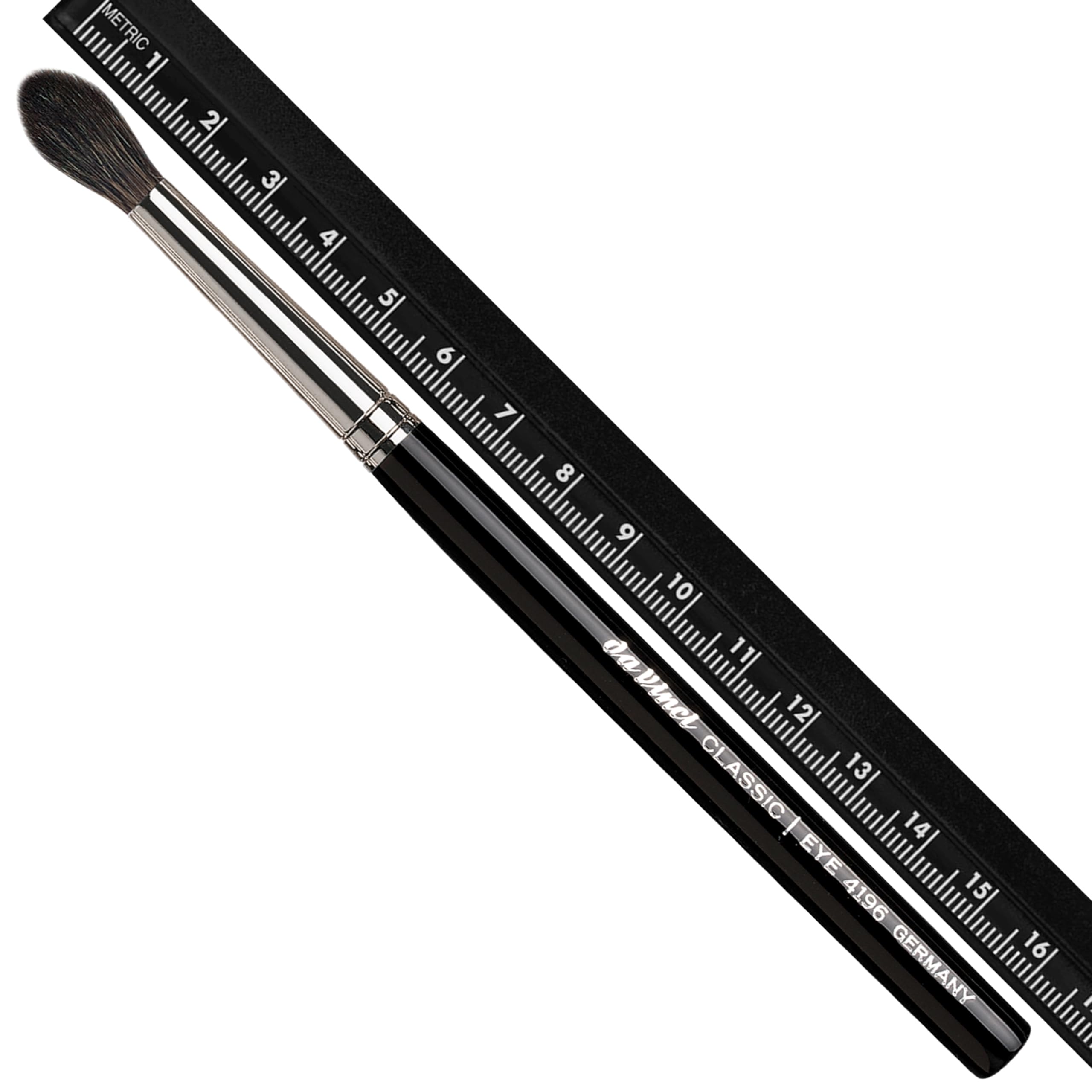 da Vinci Cosmetics Series 4196 Classic Eyeshadow Blender Brush, Long Round Natural Hair, 15.1 Gram