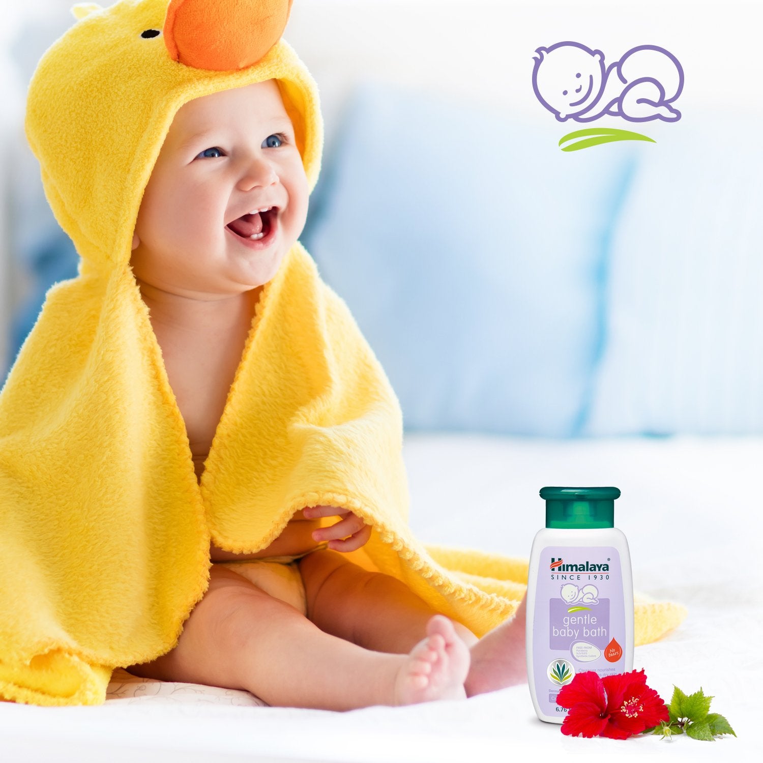 Himalaya Herbal Healthcare Gentle Baby Bath, 6. 76 Fluid Ounce (3 PACK)