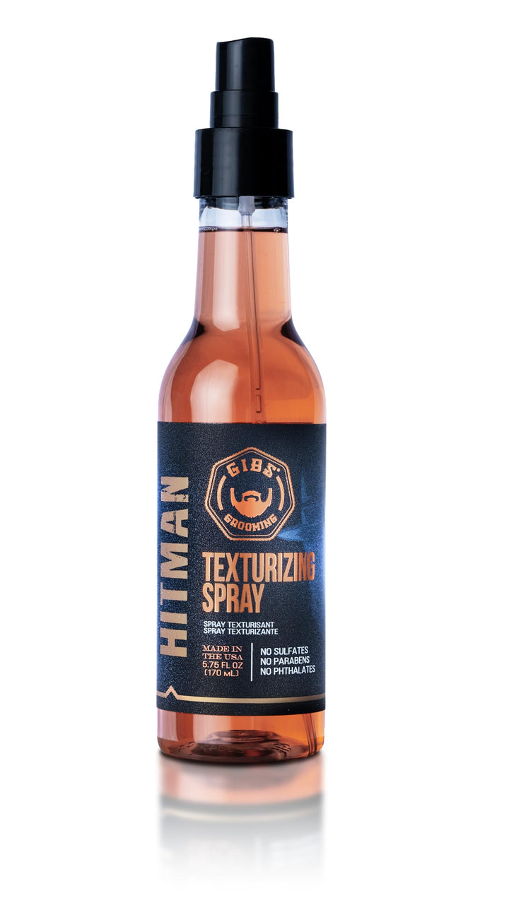 GIBS Guys Into Beard Stuff Hitman Texturizing Spray, 5 Ounce by GIBS