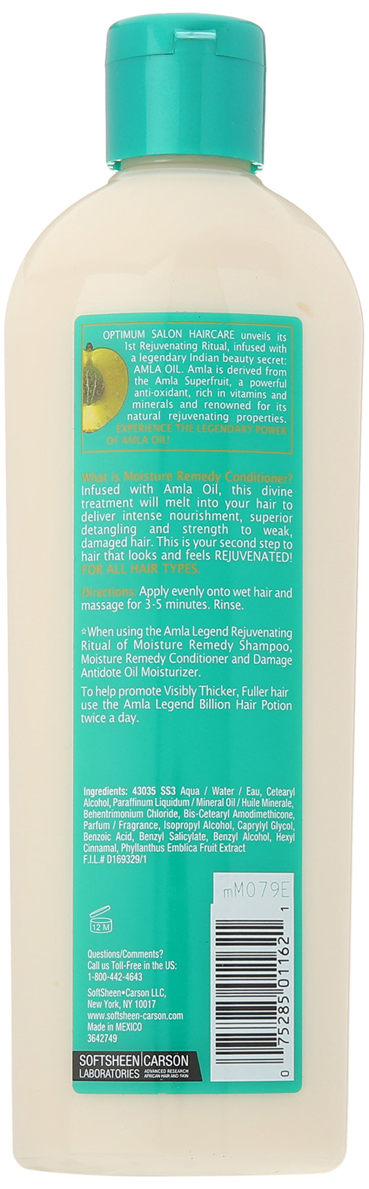 SoftSheen-Carson Optimum Salon Haircare Amla Legend Moisture Remedy Conditioner, 13.5 oz