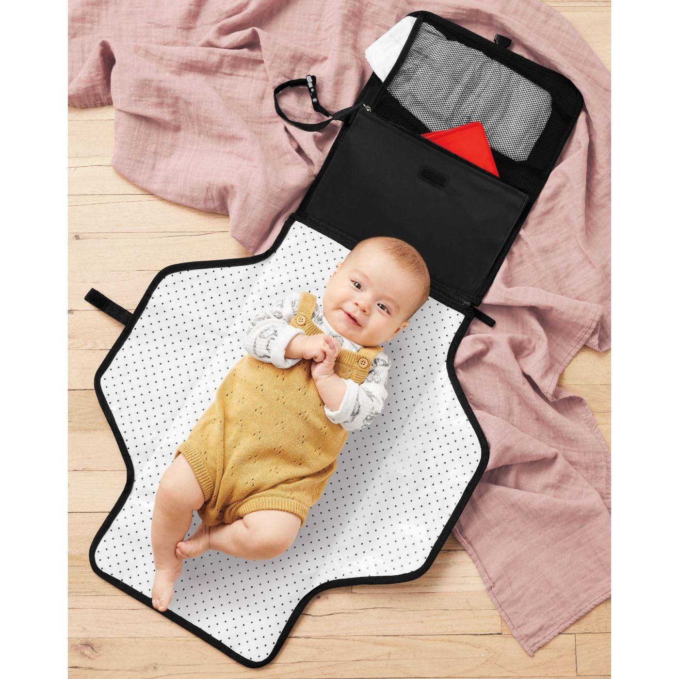 Skip Hop Portable Baby Changing Pad, Pronto, Black