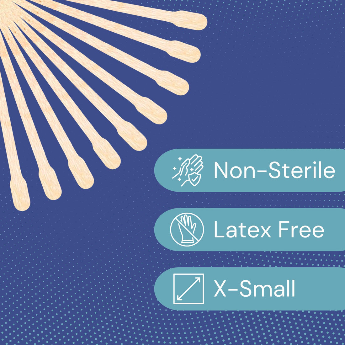 300- Pieces EXTRA SMALL WAXING STICKS Wax Applicator Craft Sticks for Hair Removal Eyebrow Wood Spatulas Applicator, Size: 3-1/2' x '