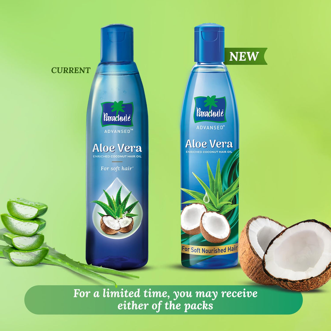 Parachute Advansed Aloe Vera Enriched Coconut Hair Oil, 150ml | For Soft, Strong Hair