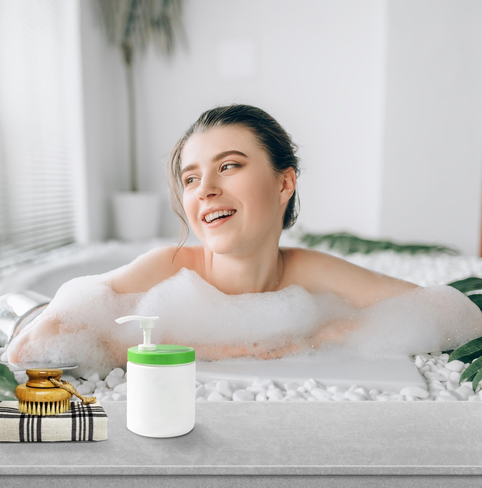 3 Pcs Pump Lid for Cetaphil Body Moisturizer 20oz Lotion Pump Dispenser for 3.54-inch Diameter Replacement Wide Mouth Pump Lid Dispenser Fits Cetaphil Moisturizer Cream 16oz When Cut Tube Short