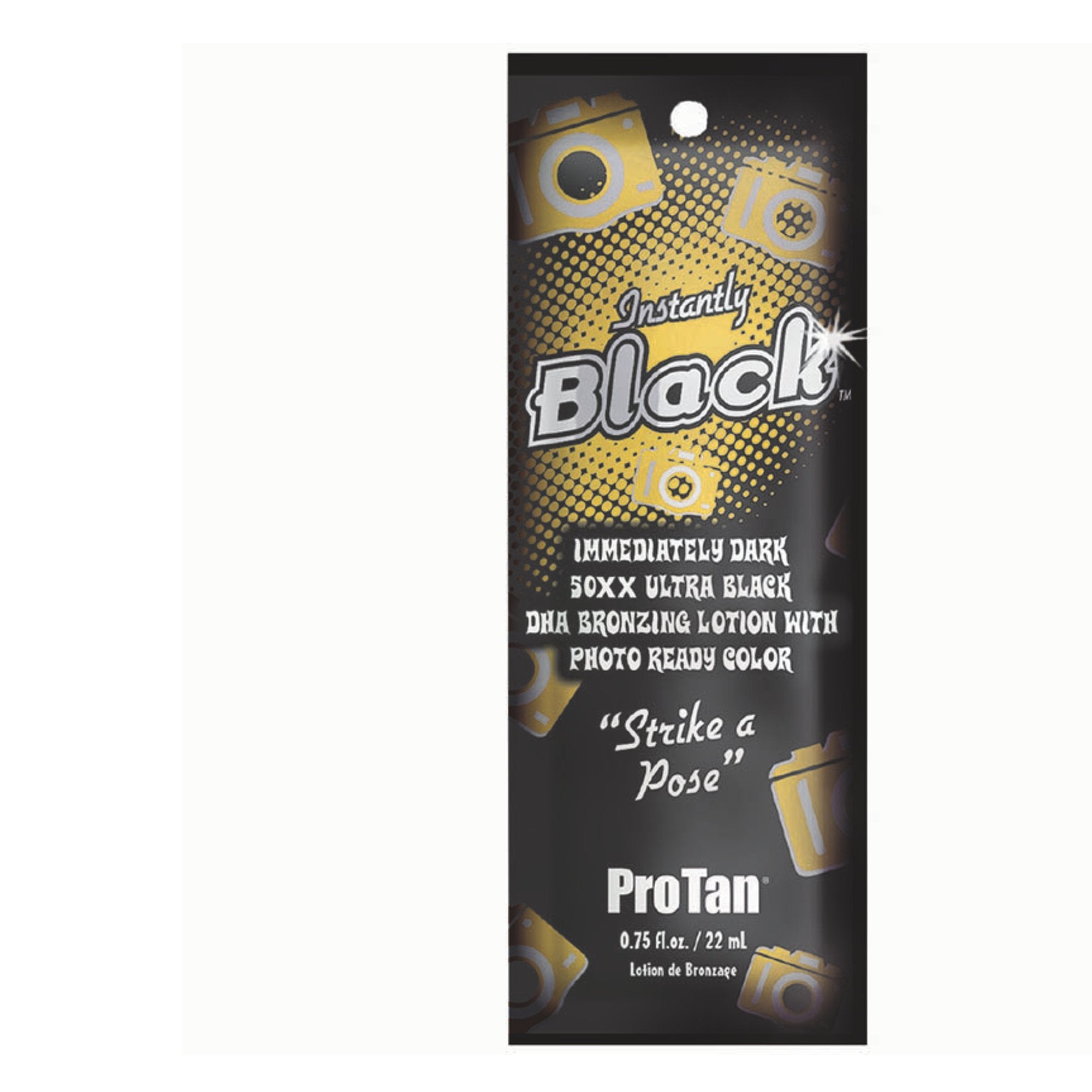 Pro Tan INSTANTLY BLACK Immediately Dark DHA Bronzer - 8.5 oz.