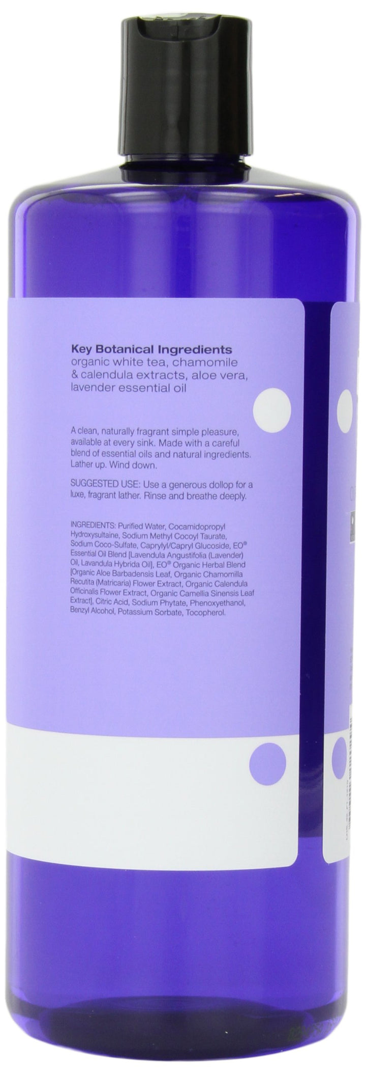 EO Botanical Liquid Hand Soap Refill, French Lavender, 32 Ounce (Pack of 2)