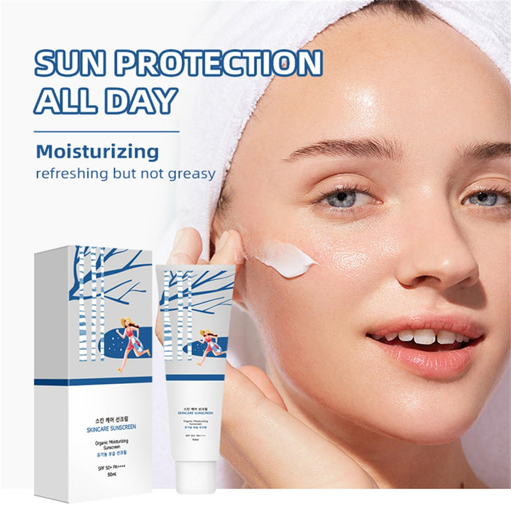 Relief Facial Sunscreen SPF50+ - Nourishing Protection and UV Defense for All Skin Types | Korean Formula Skin Care Solution From China